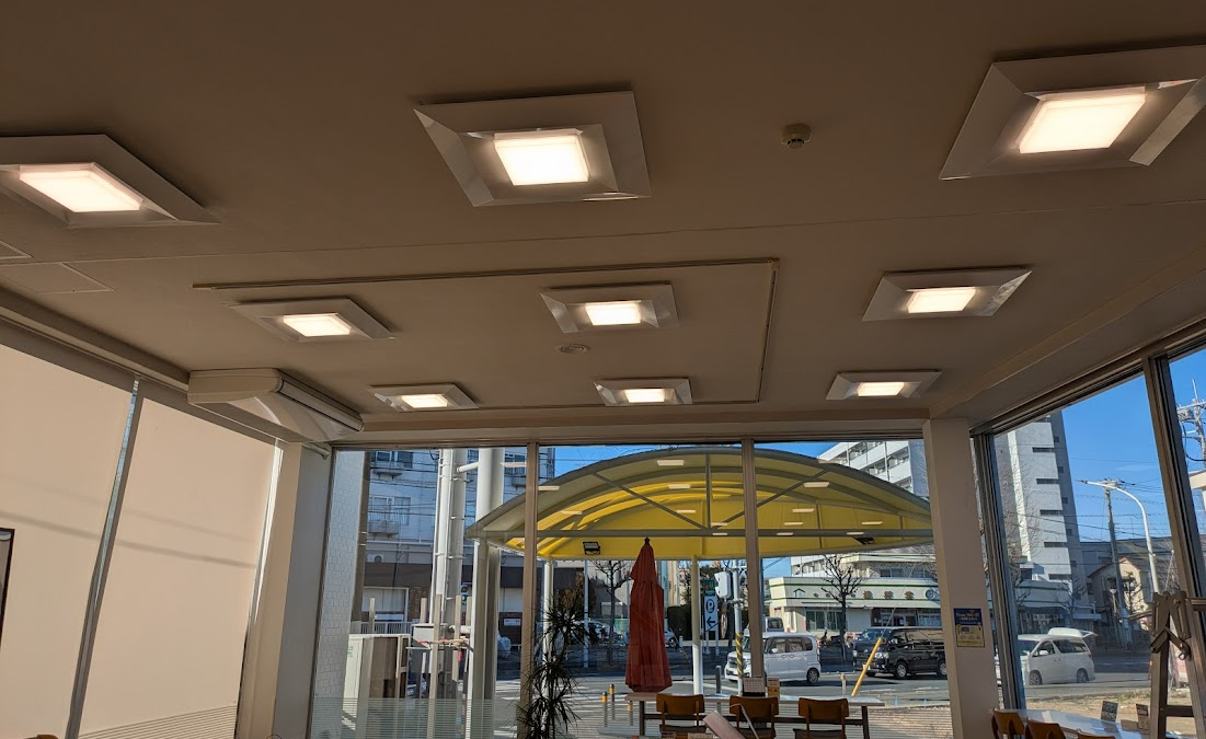 トヨタモビリティ神奈川子母口店LED更新工事